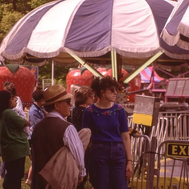 Kodachrome shots at carnival and car show circa 1997...