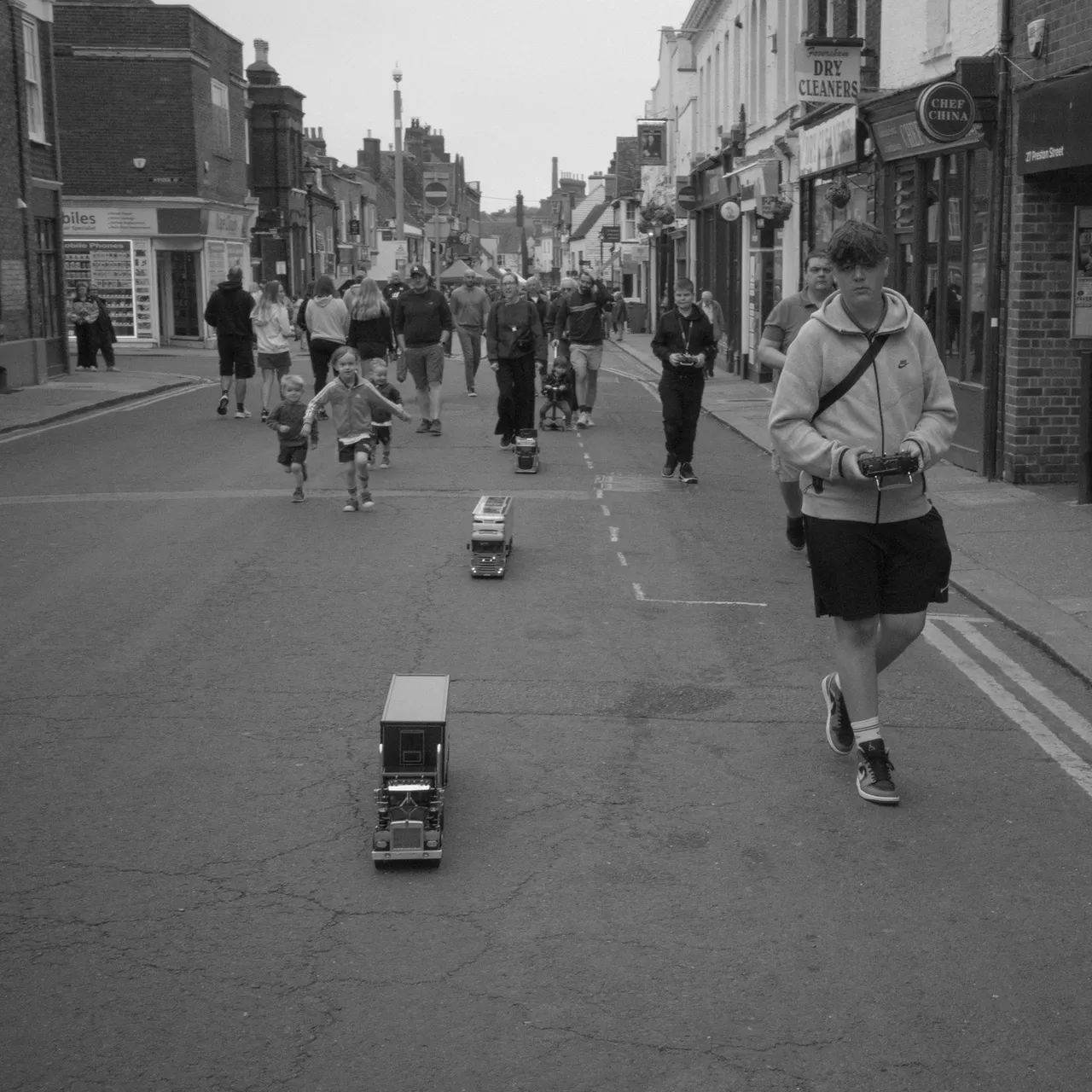 Jez had misgivings about leading this year's miniature convoy. The training paid off.